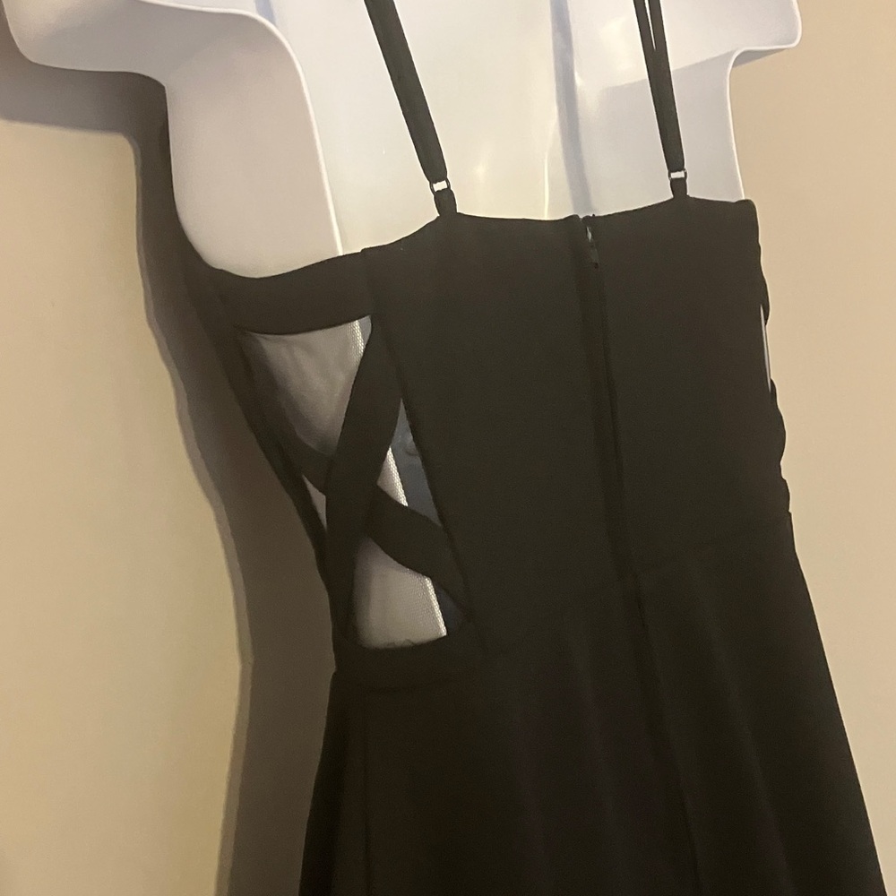 City Triangles Black Strap Dress Sz 9 - Picture 4 of 11